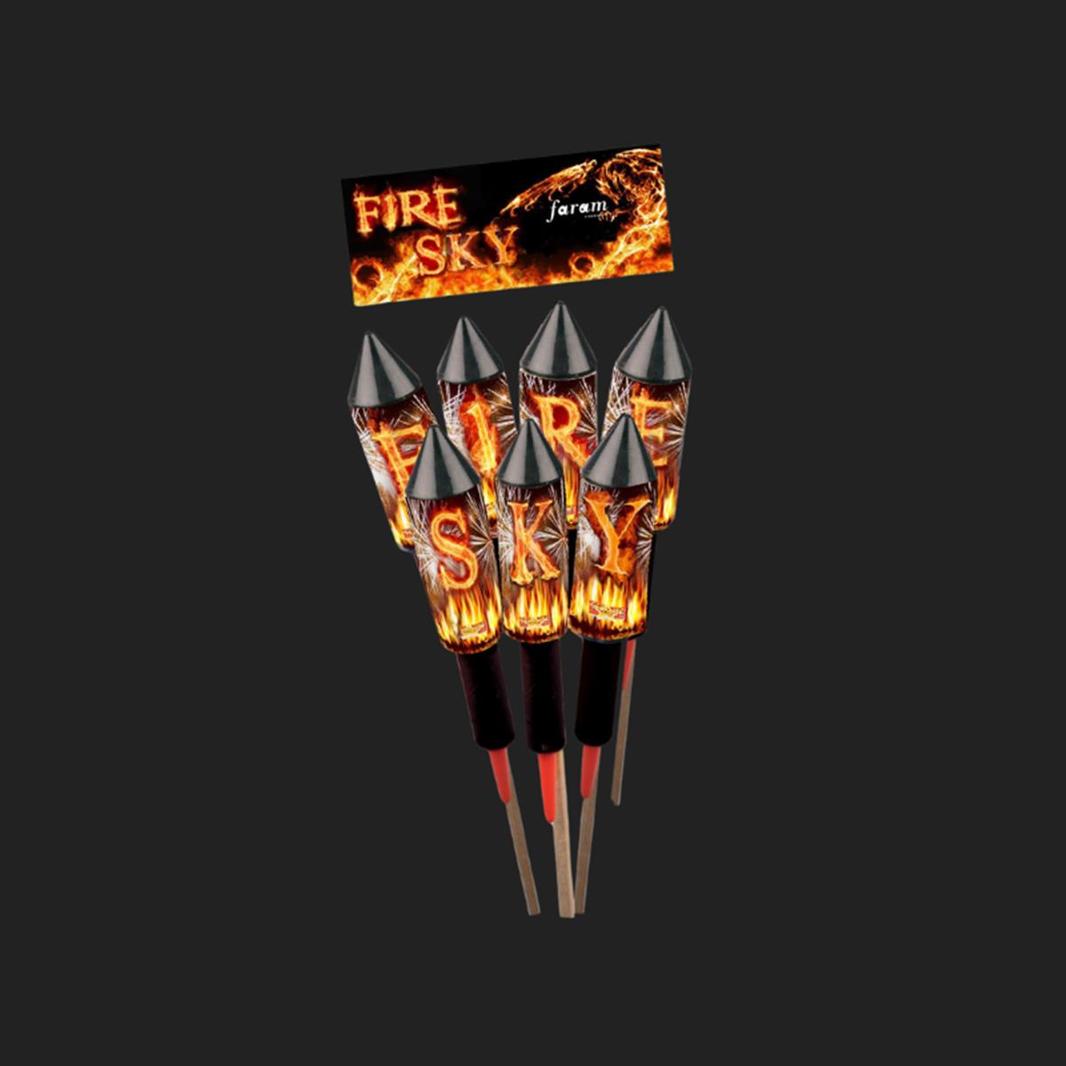 FIRE SKY - 7 VUURPIJLEN